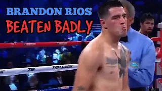 Brandon Rios Beaten Badly - MANNY PACQUIAO VS BRANDON RIOS HIGHLIGHTS