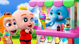 Baby Love Ice Cream Song - Baby Songs and More Nursery Rhymes - Little PIB Animals & Kids Songs