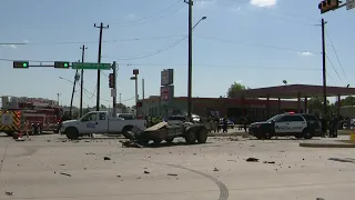 Woman hit, killed in SE Houston while attempting to track suspects who reportedly stole her car,...