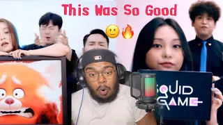 Turning Red OST (acapella) & Squid Game (acapella) | Maytree | Reaction