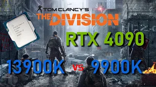 13900K vs 9900K The Division RTX 4090