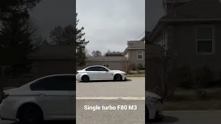 Single turbo f80 m3 UNMATCHED turbo noises