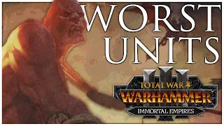 The Worst Units for Every Faction in Immortal Empires | Total War Warhammer 3