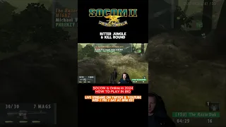 SOCOM II BITTER JUNGLE 6 KILL ROUND | #socom is Online in 2024 #playstation2 #ps2 #pc