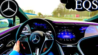 The New Mercedes EQS 580 2023 Test Drive