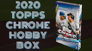 First Look: 2020 Topps Chrome Hobby Box - AMAZING PRODUCT!