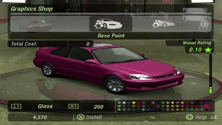 Need for Speed Underground 2 - Personalizando o Honda Civic Gameplay longa Pt5