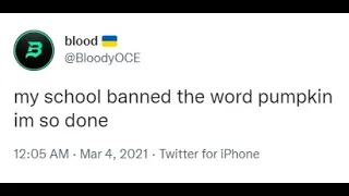 Weirdest words your school has banned