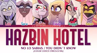 Hazbin Hotel - No lo Sabías / You Didn’t Know (Color Coded Letra/Lyrics)