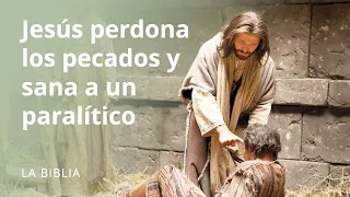 Jesús perdona pecados y sana a un paralítico