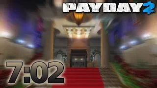 PAYDAY 2 - Golden Grin Casino - Speedrun 7:02m - [Solo - DS/OD]