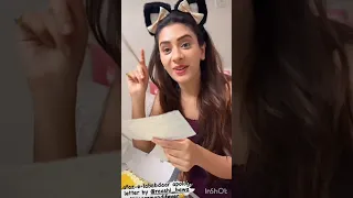 Hiba Nawab Funny Video | Hiba Nawab Reads Funny  Letter From A Friend #shorts #jhanak