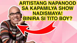 ARTISTANG NAPANOOD SA KAPAMILYA SHOW NADISMAYA! BINIRA SI BOY ABUNDA? NETIZENS MATINDI ANG REAKSYON!