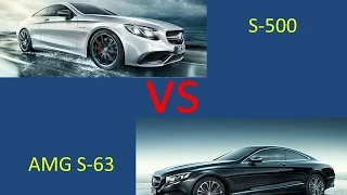 Mercedes-Benz - S-Class Coupe - S-500 vs AMG S-63 : Compare