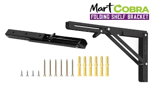 MartCobra Folding Shelf Brackets