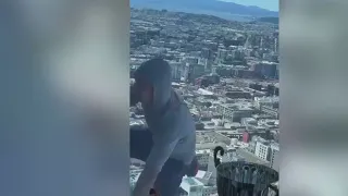 Salesforce Tower climber arrested at top of San Francisco skyscraper