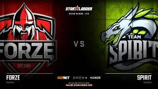 [RU] forZe vs Spirit | Map 2 – Overpass | CIS Minor – StarLadder Major 2019