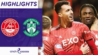 Aberdeen 4-1 Hibernian | Miovski Double Sends The Dons Third | cinch Premiership