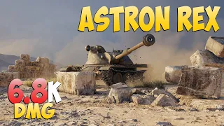 ASTRON Rex - 7 Kills 6.8K DMG - In a swamp! - World Of Tanks