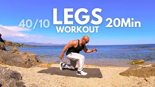 Legs Workout 20 Min / 40/10 / LOW INTENSITY