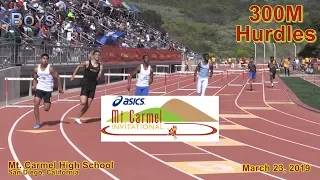 2019 TF - Mt Carmel - 300H (Boys, All Heats)