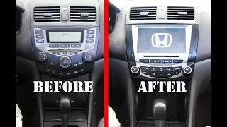 The best car Stereo Radio Replacement upgrade for 2003-2007 Honda Accord 7- Seicane Radio Review