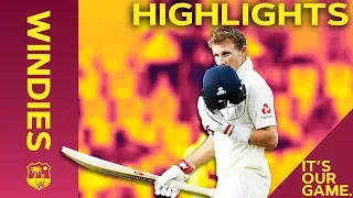 Joe Root Hits 16th Test Match Hundred | Windies vs England 3rd Test Day 3 2019 - Highlights