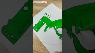 DIY Amazing illusion😱🔥 dinosaur 🦖#shorts
