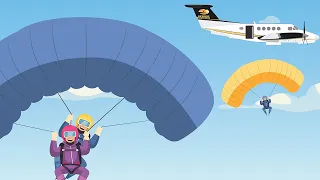 Skydive Animated Video - Explainer Video