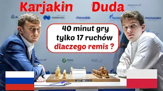 SZACHY 371# Sergey Karjakin - Jan-Krzysztof Duda, Finał Pucharu Świata Soczi 2021, 1 partia analiza