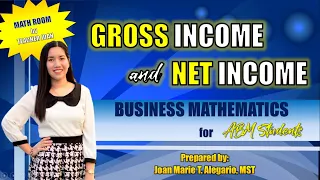 GROSS INCOME AND NET INCOME | Business Mathematics