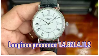 ( SỐ 64 ) Quá Rẻ Cho 1 Em Longines presence, nguyên zin còn rất đẹp chỉ 16tr8 ( L4.921.4.11.2 )