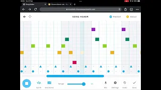 Blinding lights in chrome music lab