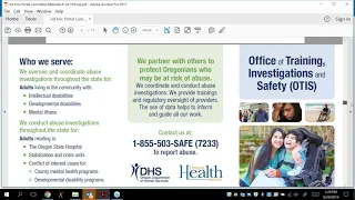 Child Care Safety Portal Ad Hoc Committee September 24, 2019 Meeting