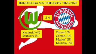 BUNDESLIGA MD#19 || Wolfsburg vs FC Bayern Munich 2-4