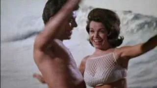 Annette Funicello Surfing & Playing On The Beach