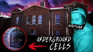 SLEEPING ALONE in Haunted Underground Prison Cells | Serviceton Railway Station Part 2