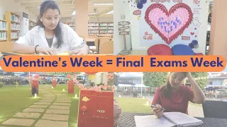 MBBS Final Exams Week 😪 || Valentine's Week 💖 || a vlog of 4days with exams  #medstudent #telugu 😊