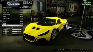 GTA online Chameleon Pearlescent paint glitch