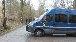 Disparition d'Emile: la gendarmerie à l'entrée du Vernet | AFP Images