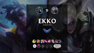 Ekko Jungle vs Diana - KR Diamond Patch 12.13