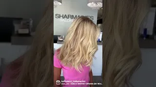 Subtle reverse balayage