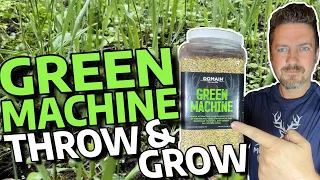 🌱 Green Machine Throw & Grow Food Plot: Domain Outdoor No-Till Mix Stays Green into Fall and Winter