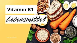 Vitamin B1: Lebensmittel, die reich an Thiamin sind