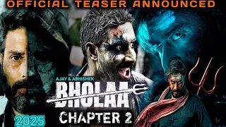 Bholaa Chapter 2 Official Teaser 2023 | Bholaa 2 StarCast Ajay Devgan, Abhishek Bachchan, Nithari