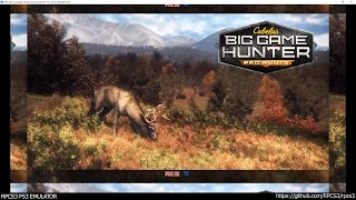 RPCS3 PS3 Emulator - Cabela's Big Game Hunter: Pro Hunts Ingame! OGL