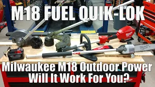 Milwaukee M18 FUEL Quik-Lok Cordless Outdoor Power Tool System | String Trimmer, Edger, Pole Saw