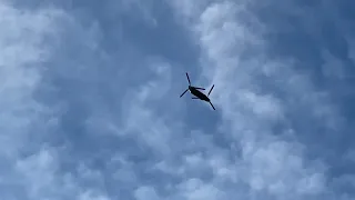 Powerful CH-47 Chinook Flying Over Loudoun County Virginia