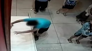 Watch a Boy Accidentally Punch A Million Dollar Painting