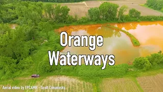 Why is the water orange? Abandoned coal mines in northeastern Pennsylvania discharge tainted runoff